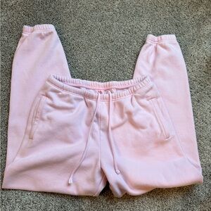 SKIMS baby pink sweatpant. Size medium